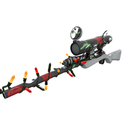 Strange Festivized Specialized Killstreak Death Deluxe Sniper Rifle (Minimal Wear)