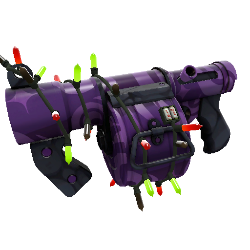 Festivized Killstreak Portal Plastered Stickybomb Launcher (Factory New)