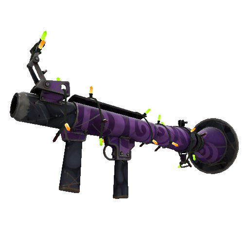 Strange Festivized Portal Plastered Rocket Launcher (Well-Worn)