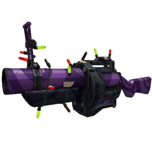 Festivized Specialized Killstreak Portal Plastered Grenade Launcher (Minimal Wear)