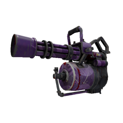 Portal Plastered Minigun (Battle Scarred)
