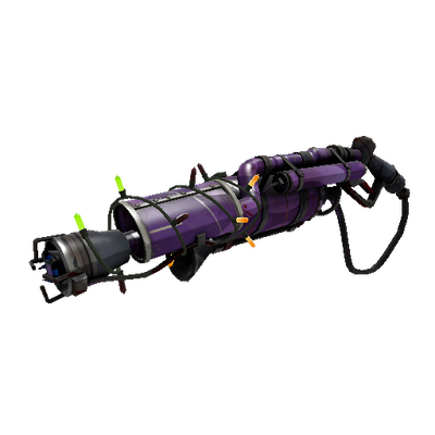Unusual Festivized Professional Killstreak Portal Plastered Degreaser (Battle Scarred)