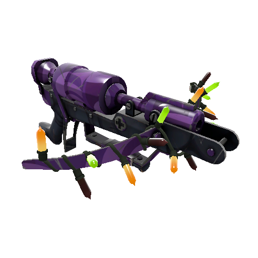 Strange Festivized Killstreak Portal Plastered Crusader's Crossbow (Field-Tested)