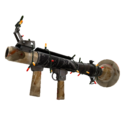 Strange Festivized Killstreak American Pastoral Rocket Launcher (Battle Scarred)