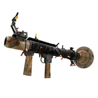 Strange Festivized American Pastoral Rocket Launcher (Battle Scarred)