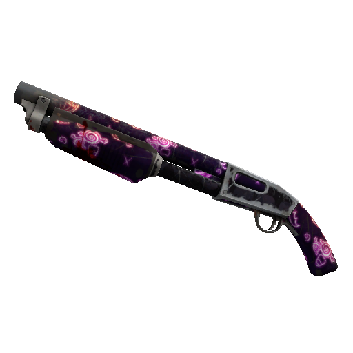 Strange Neon-ween Shotgun (Well-Worn)