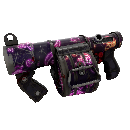 Neon-ween Stickybomb Launcher (Battle Scarred)