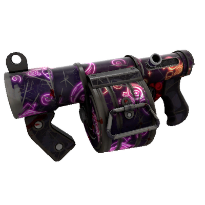 Neon-ween Stickybomb Launcher (Battle Scarred)