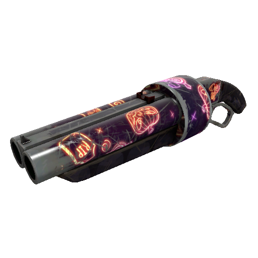 Neon-ween Scattergun (Well-Worn)
