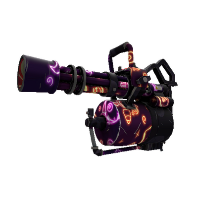 Strange Neon-ween Minigun (Minimal Wear)