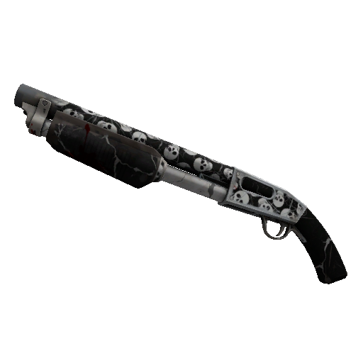 Skull Cracked Shotgun (Well-Worn)
