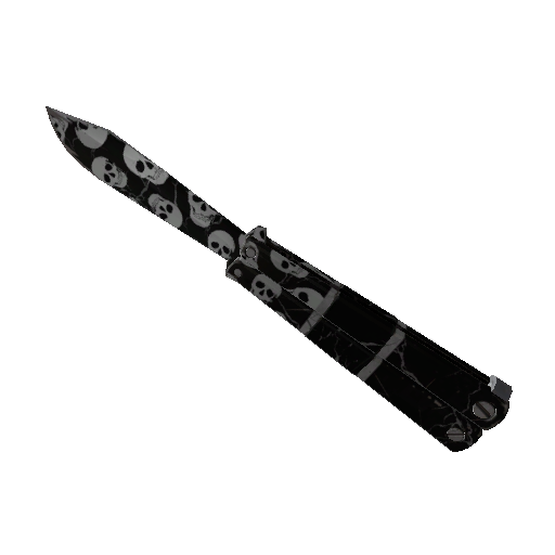 Skull Cracked Knife (Minimal Wear)