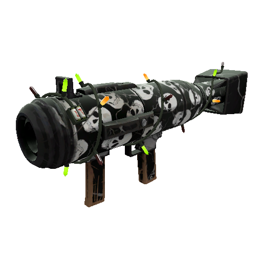 Strange Festivized Professional Killstreak Skull Cracked Air Strike (Well-Worn)