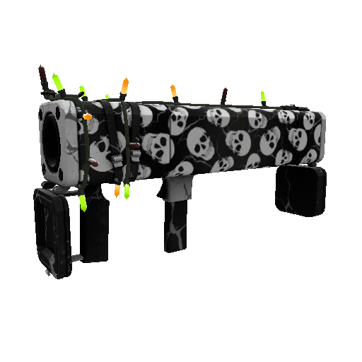 Strange Festivized Professional Killstreak Skull Cracked Black Box (Factory New)