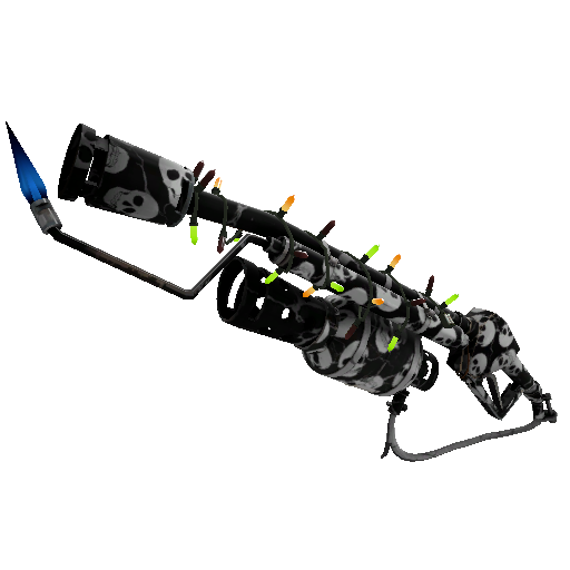 Festivized Skull Cracked Flame Thrower (Minimal Wear)