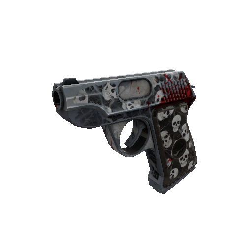Skull Cracked Pistol (Battle Scarred)
