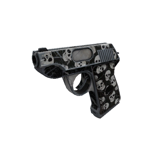 Skull Cracked Pistol (Well-Worn)
