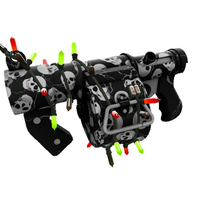Unusual Festivized Professional Killstreak Skull Cracked Stickybomb Launcher (Factory New)