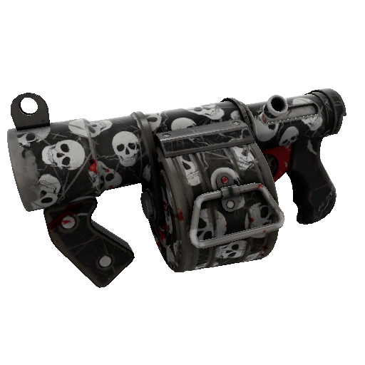 Unusual Skull Cracked Stickybomb Launcher (Battle Scarred)