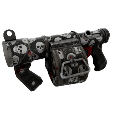 Unusual Skull Cracked Stickybomb Launcher (Battle Scarred)