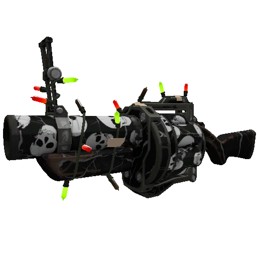 Strange Festivized Skull Cracked Grenade Launcher (Field-Tested)