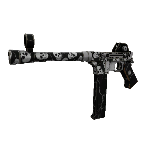 Skull Cracked SMG (Minimal Wear)