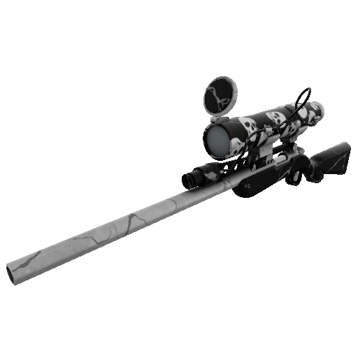 Skull Cracked Sniper Rifle