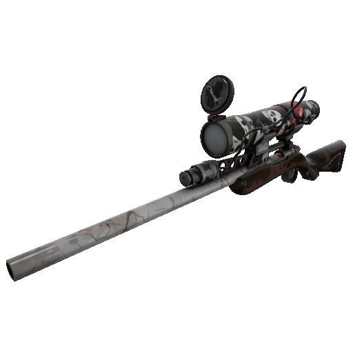 Skull Cracked Sniper Rifle (Battle Scarred)