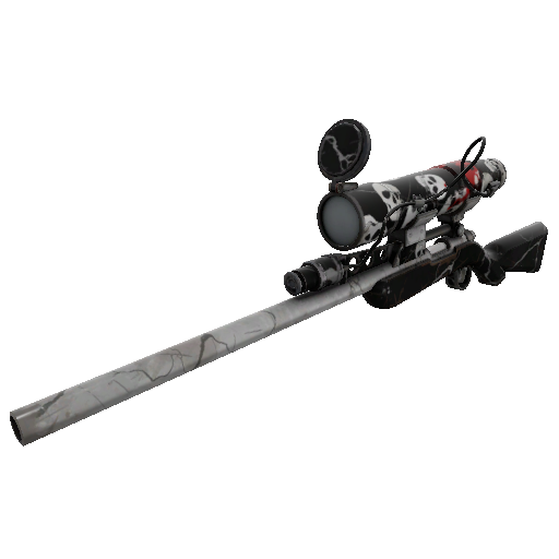 Strange Skull Cracked Sniper Rifle (Well-Worn)