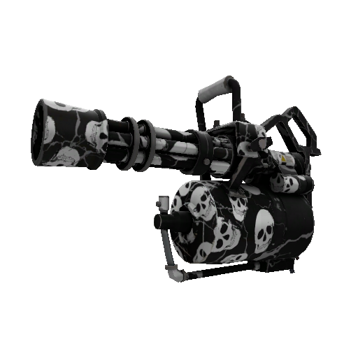 Skull Cracked Minigun (Minimal Wear)