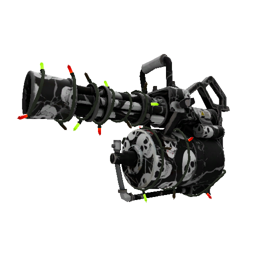 Festivized Skull Cracked Minigun (Field-Tested)