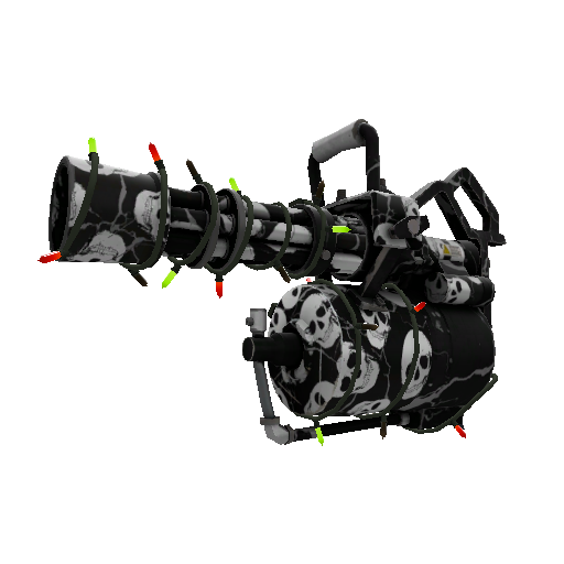 Festivized Skull Cracked Minigun (Minimal Wear)