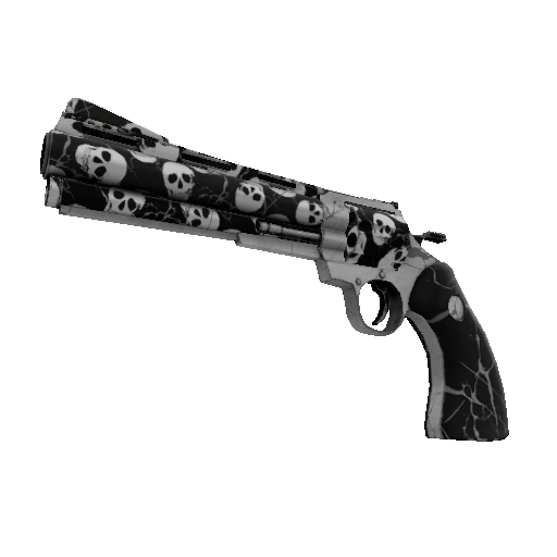 Killstreak Skull Cracked Revolver (Minimal Wear)
