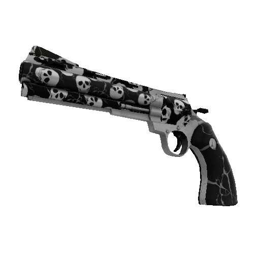 Skull Cracked Revolver