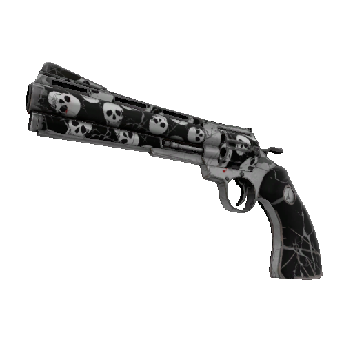 Skull Cracked Revolver (Field-Tested)