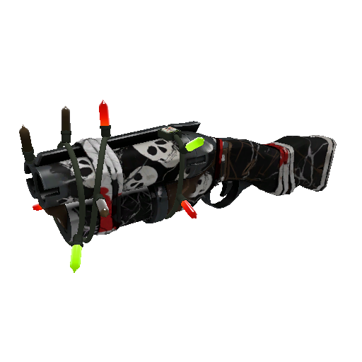 Strange Festivized Professional Killstreak Skull Cracked Soda Popper (Well-Worn)