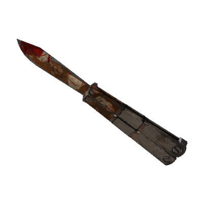 Strange Sarsaparilla Sprayed Knife (Well-Worn)