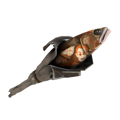 Strange Killstreak Sarsaparilla Sprayed Holy Mackerel (Well-Worn)