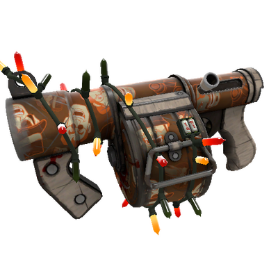 Strange Festivized Sarsaparilla Sprayed Stickybomb Launcher (Well-Worn)