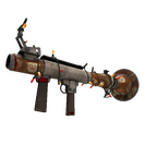 Unusual Festivized Sarsaparilla Sprayed Rocket Launcher (Battle Scarred)
