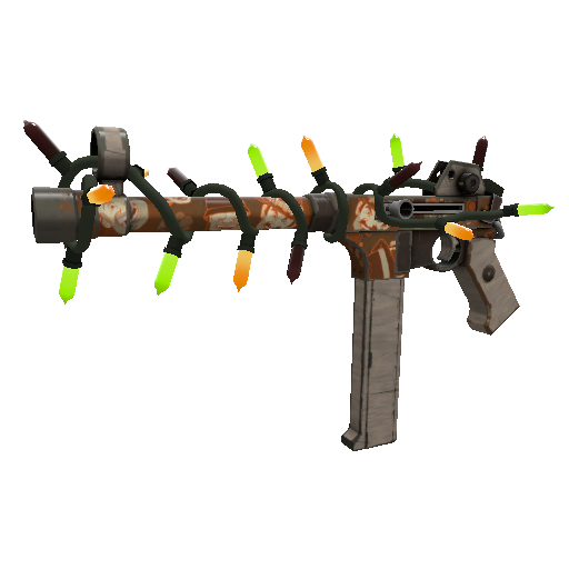 Strange Festivized Specialized Killstreak Sarsaparilla Sprayed SMG (Field-Tested)