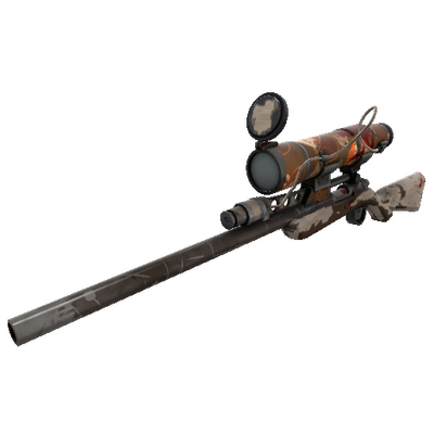 Strange Sarsaparilla Sprayed Sniper Rifle (Battle Scarred)