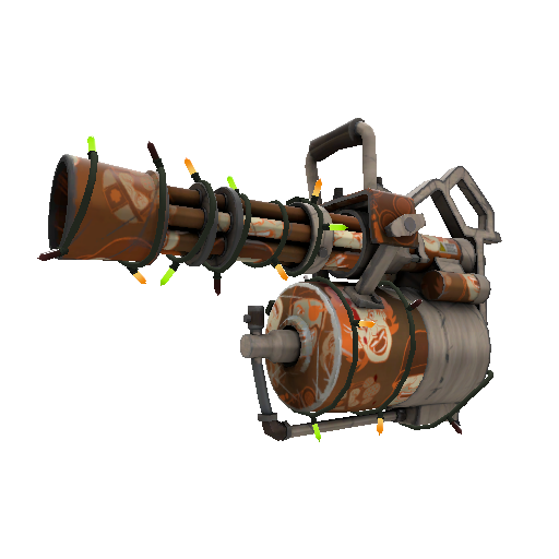 Unusual Festivized Specialized Killstreak Sarsaparilla Sprayed Minigun (Field-Tested)