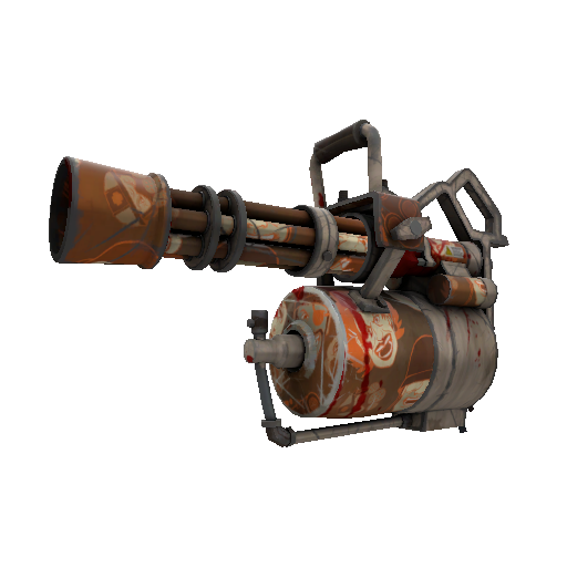 Sarsaparilla Sprayed Minigun (Battle Scarred)
