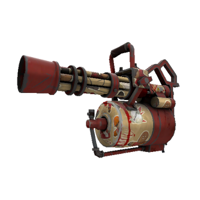 Specialized Killstreak Cookie Fortress Minigun (Battle Scarred)