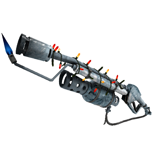 Festivized Glacial Glazed Flame Thrower (Factory New)