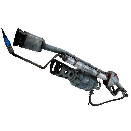 Strange Unusual Professional Killstreak Glacial Glazed Flame Thrower (Well-Worn)