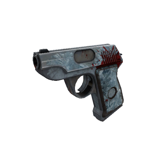 Glacial Glazed Pistol (Battle Scarred)