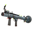 Unusual Festivized Professional Killstreak Glacial Glazed Rocket Launcher (Battle Scarred)