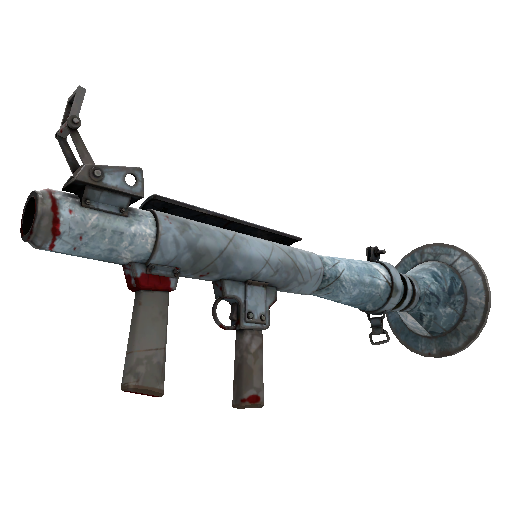Strange Glacial Glazed Rocket Launcher (Battle Scarred)